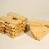 Drewniane cegły