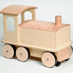 Drewniany pociąg
