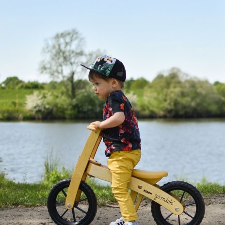 Rowerek biegowy drewniany dla dzieci – Góralek Pilch